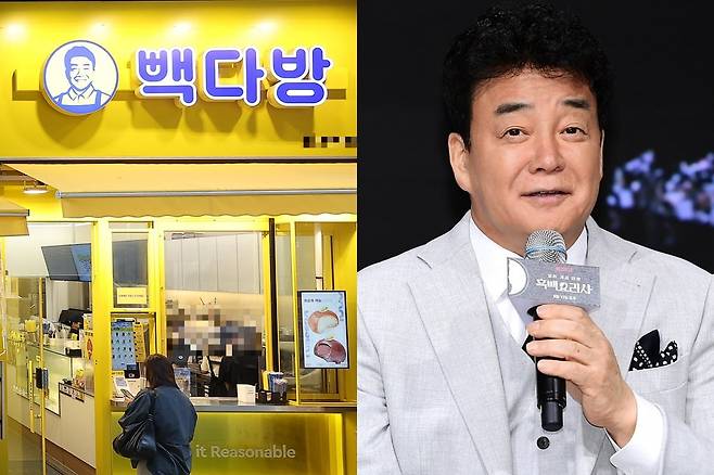 빽다방(왼쪽)과 백종원 더본코리아 대표(오른쪽). /사진=연합뉴스