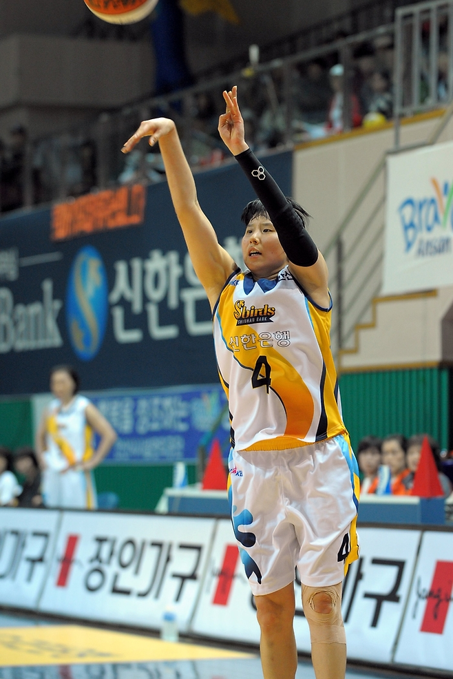 신한은행 선수 시절 최윤아. WKBL 제공
