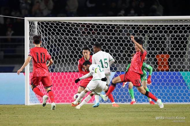 오만의 동점골. 사진=게티이미지코리아