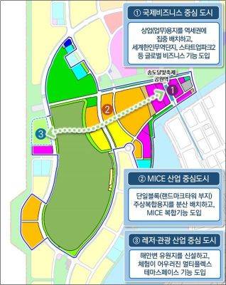 송도 랜드마크시티 개발계획 변경안. 인천경제자유구역청 제공