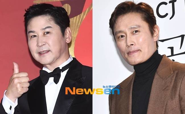 왼쪽부터 신동엽 이병헌/뉴스엔DB