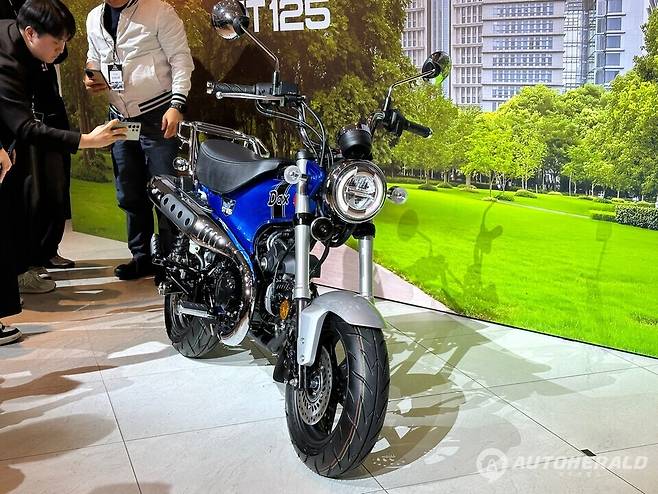 혼다코리아가 26일, 아이코닉 시리즈의 신모델 ST125를 국내 출시했다(오토헤럴드 김훈기 기자)