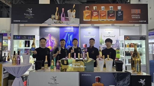 한국 샴페인 브랜드인 골든블랑이 중국 최대 규모의 주류 전시회를 통해 글로벌 진출 확장을 꾀한다. /사진=인터리커