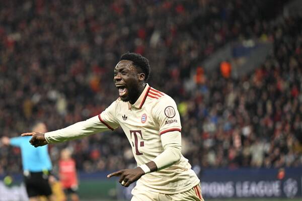 ▲ 바이에른 뮌헨이 캐나다 대표팀에 차출됐던 측면 수비수 알폰소 데이비스의 부상 소식을 알렸다. ⓒ연합뉴스/AFP