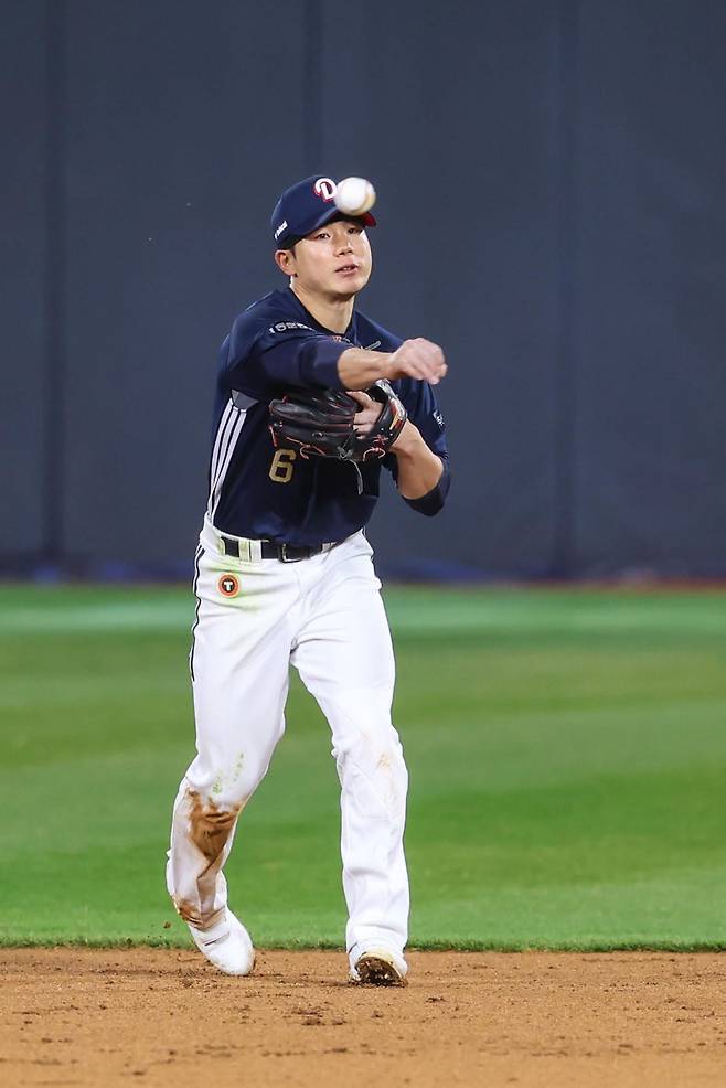 두산 베어스 내야수 오명진. /사진=두산 베어스 제공