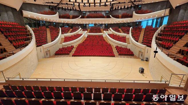 6월 20일 정식 개관하는 부산 부산진구 부산콘서트홀 대공연장의 모습. 김화영 기자 run@donga.com