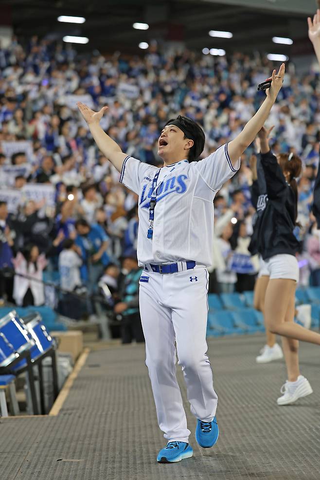 삼성 이범형 제2응원단장. 삼성 제공