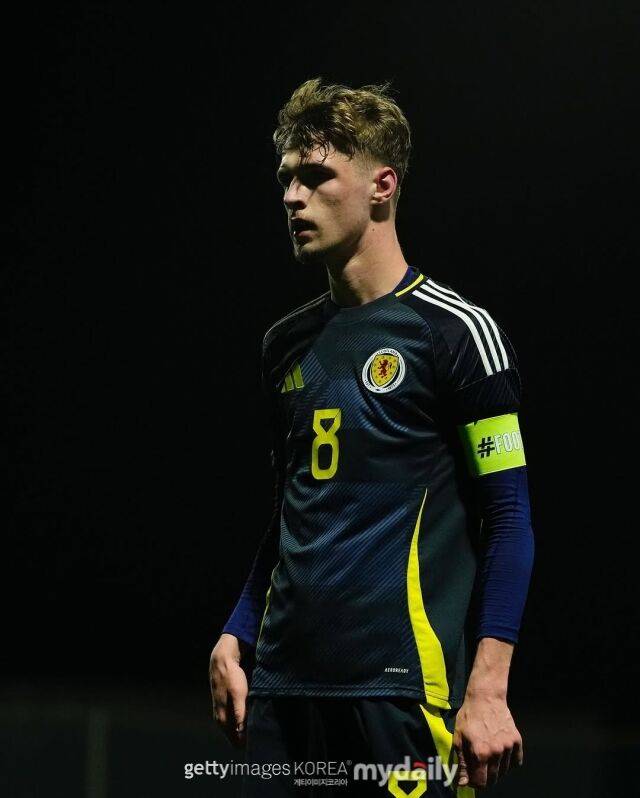 스코틀랜드 대표팀 유니폼을 입은 타일러 플래처./소셜미디어