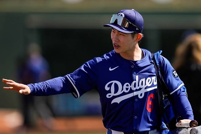 다저스 내야수 김혜성은 29일(한국시간) 콘스텔레이션 필드에서 열린 '2025 마이너리그' 슈거랜드전에서 6번 타자 2루수로 선발 출전했다. 이날 4타수 무안타로 타격 재능을 증명하지 못했다. 연합뉴스 AP