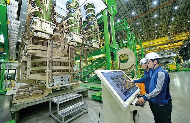 HD현대일렉트릭 변압기 스마트 공장. /HD현대일렉트릭 제공