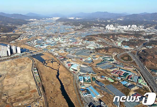 경기도 남양주 왕숙1지구 일대전경. 뉴스1 ⓒ News1 박세연 기자