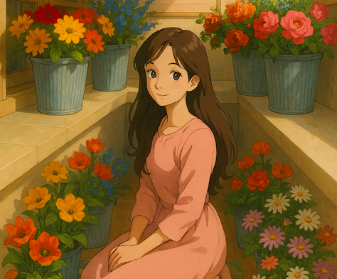 기자의 사진을 챗GPT로 생성한 지브리 스타일 이미지