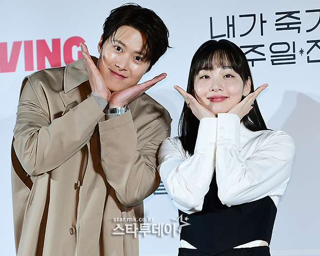 ‘내가 죽기 일주일 전’ 공명-김민하. 사진ㅣ강영국 기자