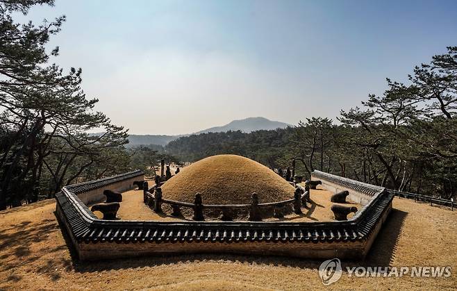 여주 세종대왕릉 (여주=연합뉴스) 백승렬 기자 = 경기 여주시 세종대왕면 왕대리에 있는 여주 영릉(英陵) 세종대왕릉. 2025.3.11 srbaek@yna.co.kr (연합뉴스DB 참고사진)