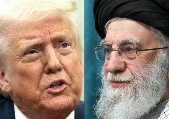 도널드 트럼프 미국 대통령(왼쪽)과 아야톨라 알리 하메네이 이란 최고 지도자. AFP 연합뉴스