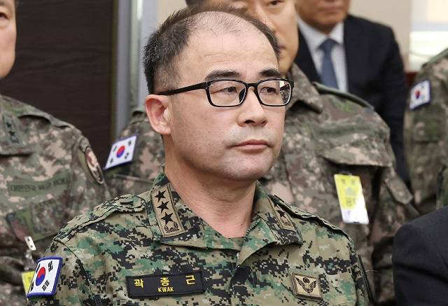 곽종근 전 육군 특수전사령관이 지난 1월 22일 국회에서 열린 '윤석열 정부의 비상계엄 선포를 통한 내란 혐의 진상규명 국정조사 특별위원회' 1차 청문회에 출석해 있다. 연합뉴스