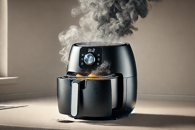 에어프라이어 연기