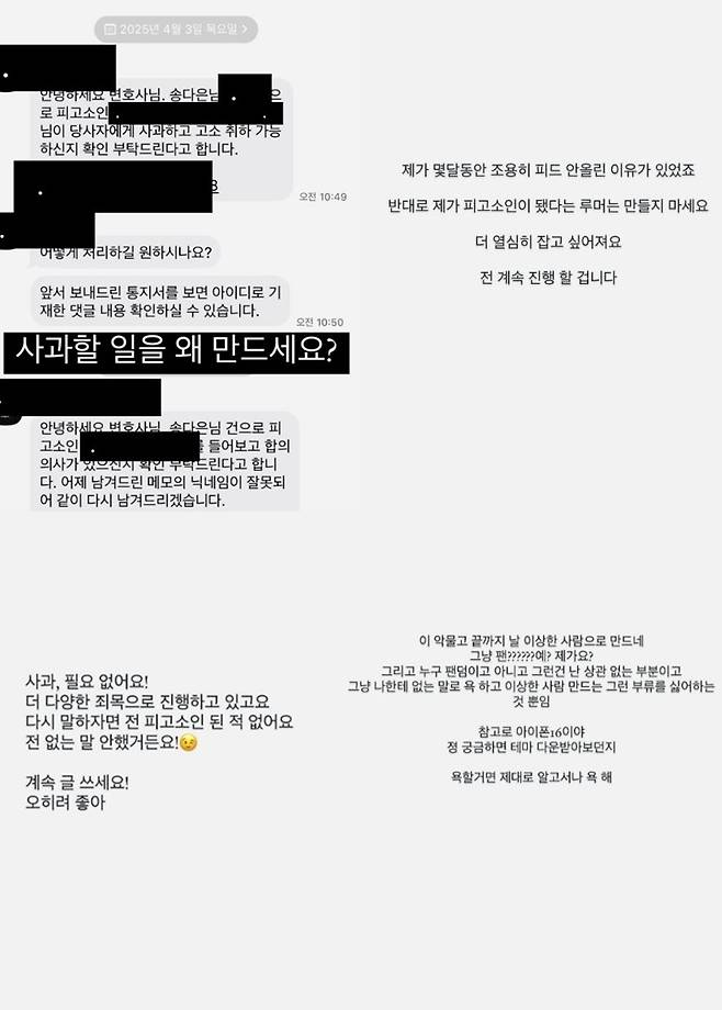 송다은 소셜미디어