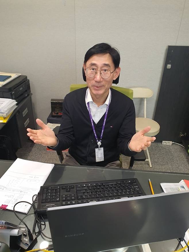 이원석 전무가 올해 딥워터 수출 계획을 설명하고 있다. 윤현주 기자