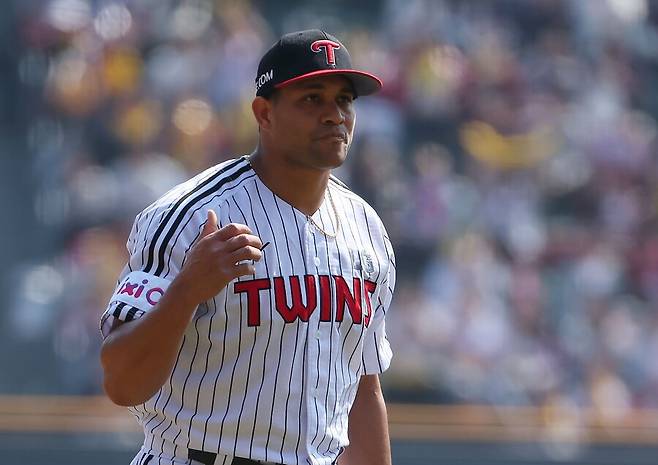 ▲ 시즌 첫 3경기에서 모두 퀄리티스타트를 기록하며 쾌조의 출발을 알린 요니 치리노스 ⓒ연합뉴스