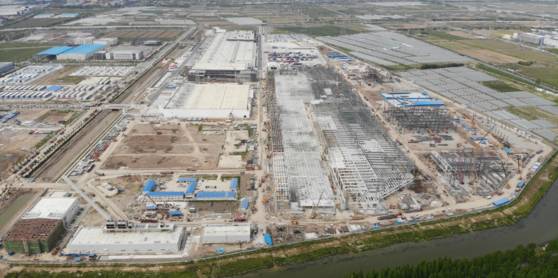 상하이 모델Y 공장