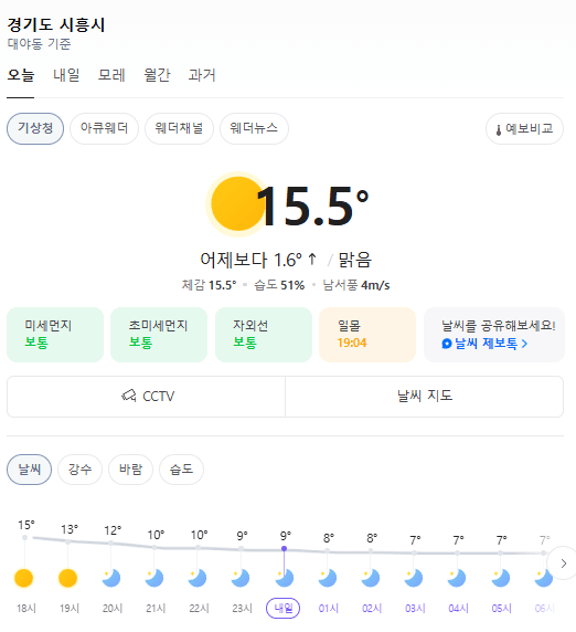 출처=네이버날씨