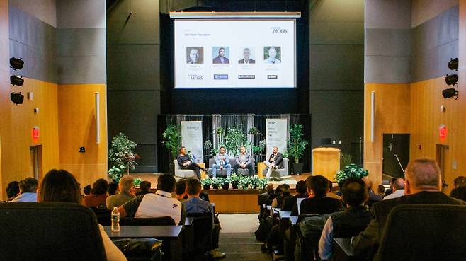 현대모비스가 현지시각 9일 오후 미국 디트로이트에서 '제4회 모비스 모빌리티 데이'를 열었다. /사진=현대모비스