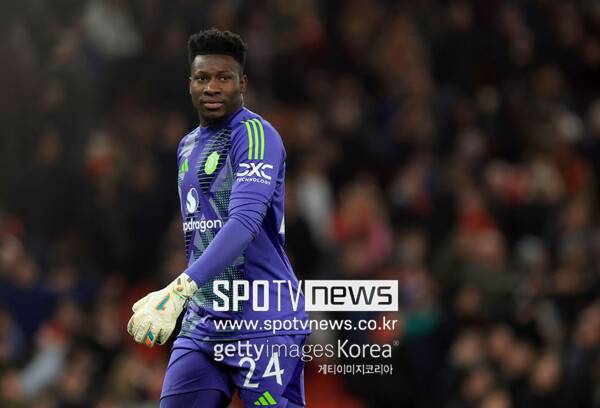 ▲ 맨체스터 유나이티드 안드레 오나나 골키퍼.