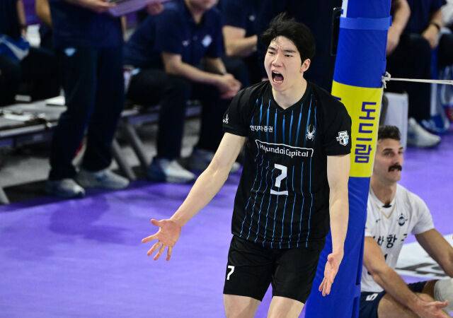 허수봉이 라미레즈 감독의 선택을 받았다./KOVO