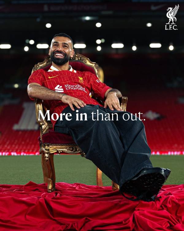 살라 재계약을 발표한 리버풀 공식 홈페이지