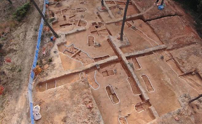 군산 미룡동 고분군 시굴조사 (사진=군산시 제공) *재판매 및 DB 금지