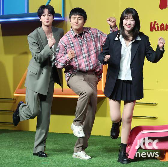 15일 오전 서울 JW 메리어트 동대문 스퀘어에서 넷플릭스 오리지널 예능 프로그램 '대환장 기안장' 제작발표회가 열렸다. 기안84, 진, 지예은, 정효민, 이소민, 황윤서 PD가 참석했다. 박세완 엔터뉴스팀 기자 park.sewan@jtbc.co.kr