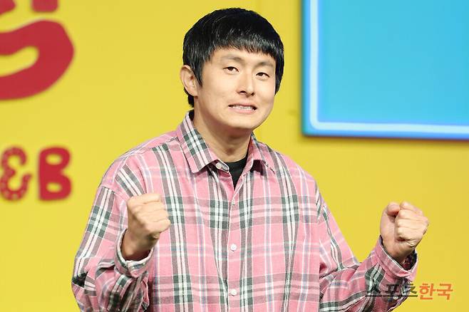 넷플릭스 예능 '대환장 기안장' 제작발표회 참석한 기안84. 25.04.15 ⓒ이혜영 기자 lhy@hankooki.com