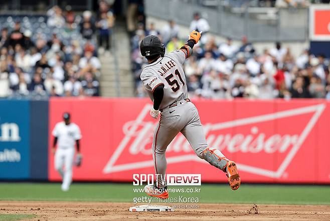 ▲ 통계전문사이트 ‘팬그래프’가 집계한 조정득점생산력(wRC+)에서 이정후는 14일 현재 215를 기록 중으로 이 부문에서 내셔널리그 1위를 질주하고 있다.