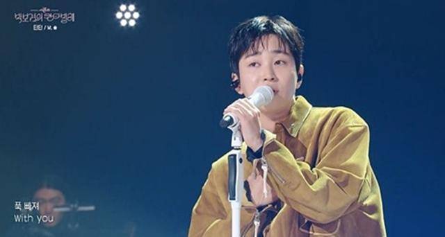 가수 딘딘이 ‘더 시즌즈-박보검의 칸타빌레’를 통해 달콤한 감성을 선보였다. KBS2 영상 캡처
