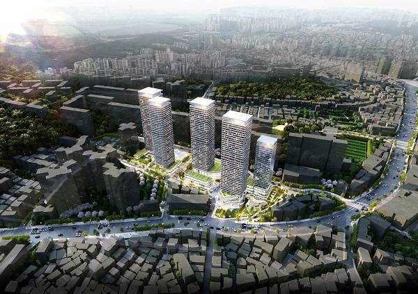 서울 동작구 ‘남성역 역세권활성화’ 정비사업 조감도. 사진 제공=한국토지신탁