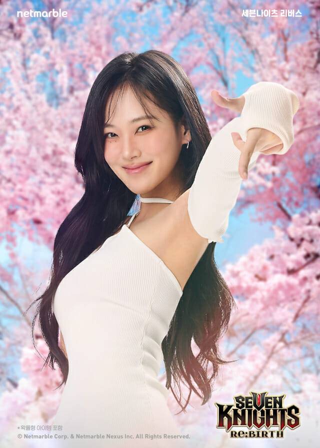 넷마블이 신작 세븐나이츠 리버스 광고 모델로 가수 비비를 발탁했다. (사진=넷마블)