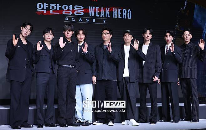 ▲ 이민재 최민영 려운 박지훈 유수민 감독 한준희 기획 총괄 이준영 유수빈 배나라 ⓒ곽혜미 기자