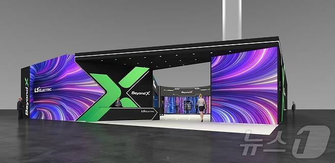 LS일렉트릭 전시 부스 조감도.(LS일렉트릭 제공) ⓒ News1 한재준 기자