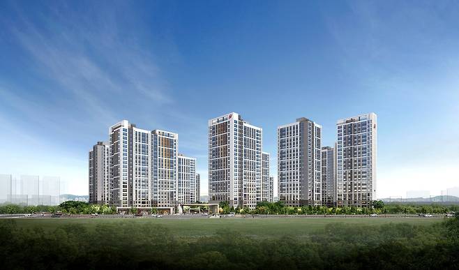 힐스테이트 오산더클래스 투시도.