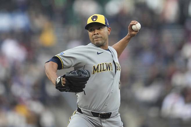 밀워키 브루어스 선발 호세 킨타나. AP연합뉴스