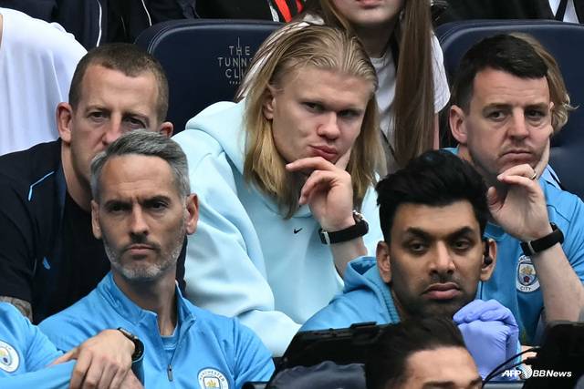 엘링 홀란의 이전 헤어스타일. /AFPBBNews=뉴스1