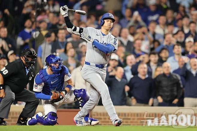 오타니 쇼헤이는 딸을 얻은 뒤 12타수 1안타에 그쳤다. ⓒ AFP=뉴스1