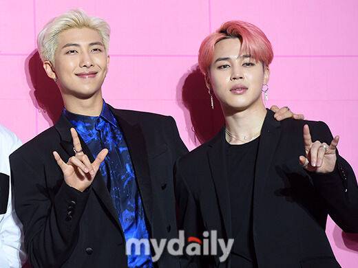 방탄소년단 RM, 지민 / 마이데일리