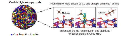 고려대 화공생명공학과 문준혁 교수 연구팀이 상온에서 메탄을 선택적으로 에탄올로 전환하는 고성능 전기화학 촉매 시스템을 개발했다. 사진은 연구 논문 이미지. (사진=고려대 제공) *재판매 및 DB 금지