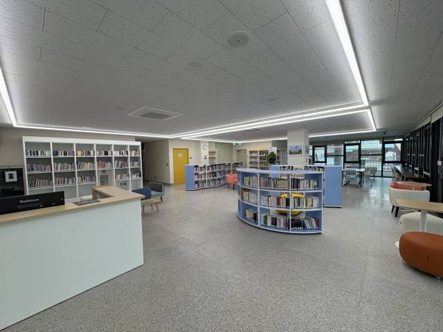 대전 중구 태평1동행정복지센터 내 태평1동 마을문고. 사진=김세영 기자