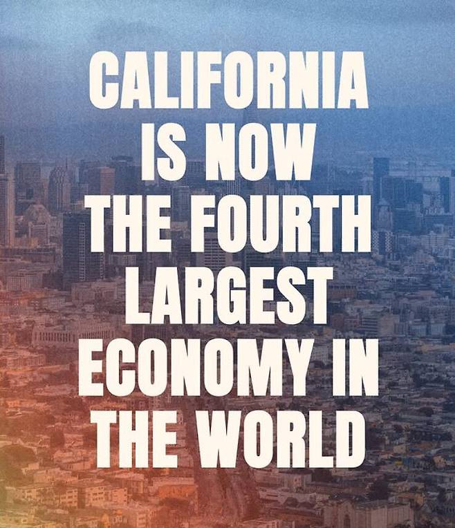 개빈 뉴섬 미국 캘리포니아주지사 소셜미디어(SNS) 캡처