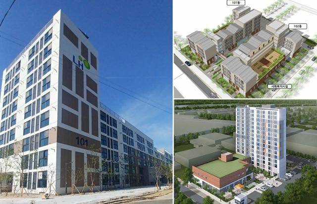 경북 경주시에 최근 준공됐거나 공급을 앞둔 고령자복지주택들. 이들은 산업적으로 논의되는 시니어 레지던스와 달리 지방자치단체가 복지 차원으로 공급하는 주택이다. 경주시 제공