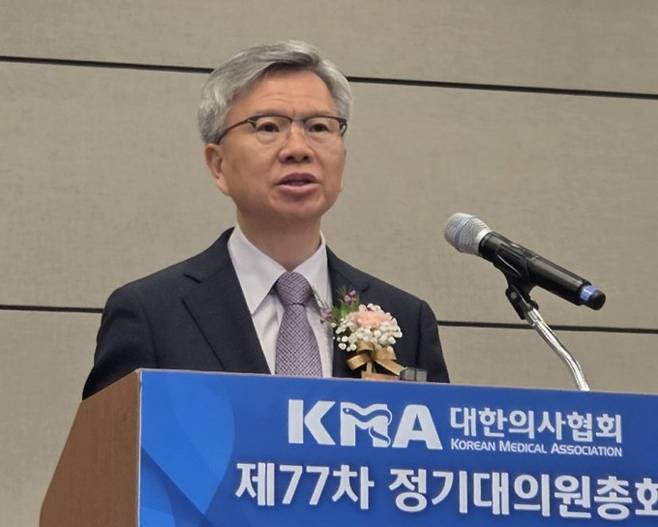 김택우 대한의사협회(의협) 회장. 대한의사협회 제공