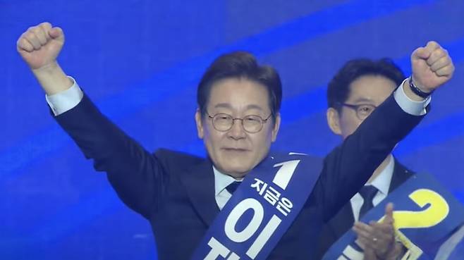 이재명 후보 (‘델리민주‘ 캡처)